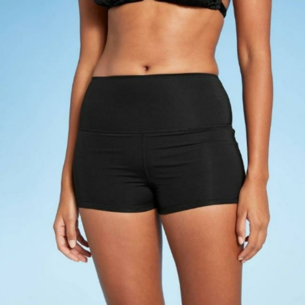 Kona Sol High Waist Swim Boyshorts